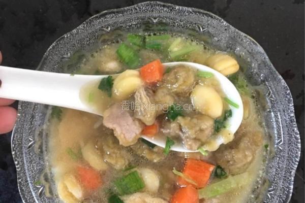 海蛎肉片汤的做法图解4