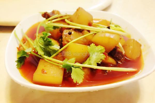 萝卜烧牛腩