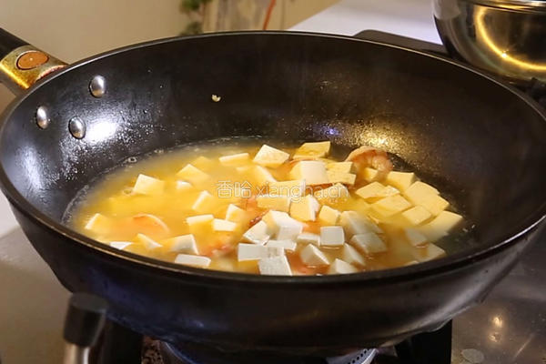 鲜虾豆腐的做法图解6