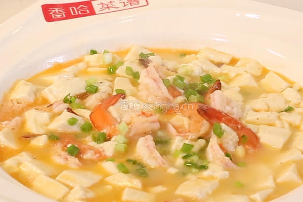 鲜虾豆腐的做法图解7
