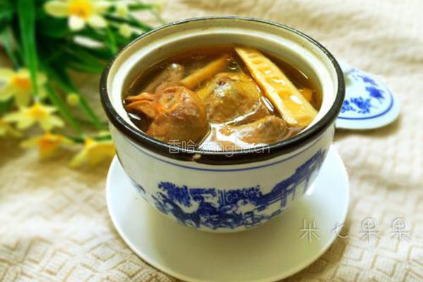 春笋乳鸽汤的做法图解11