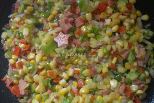 香水菠萝咖喱饭的做法图解3