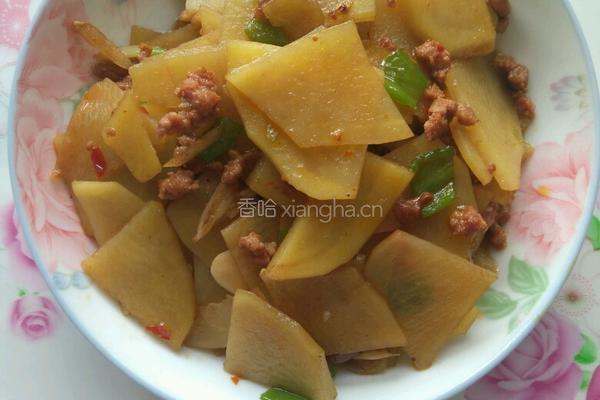 肉末土豆片的做法图解8