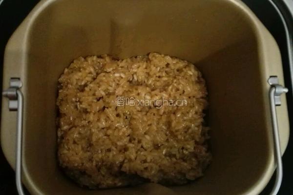 面包机自制红糖年糕的做法图解3