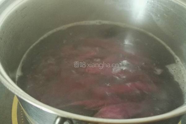 拔丝紫薯的做法图解3