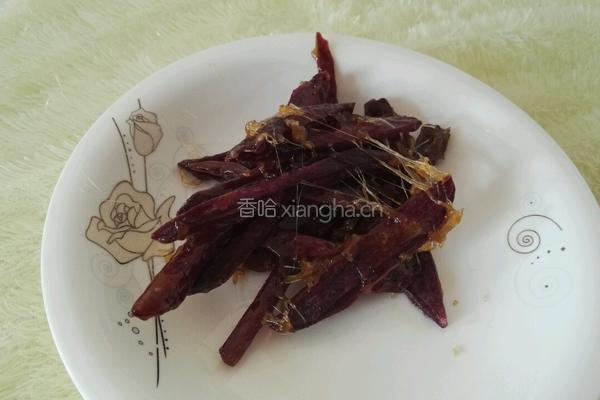 拔丝紫薯的做法图解7