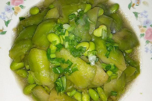 茄子烧毛豆的做法图解7