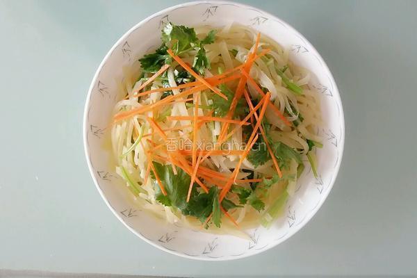 香菜土豆丝的做法图解8
