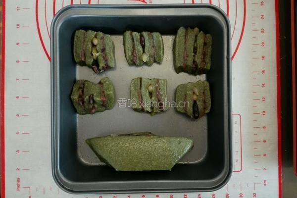 面包机低糖艾草糯米糕(全糯米青团双豆馅)