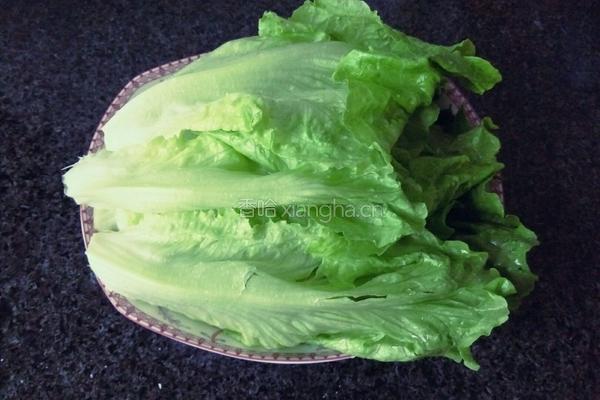 蚝油生菜的做法图解1