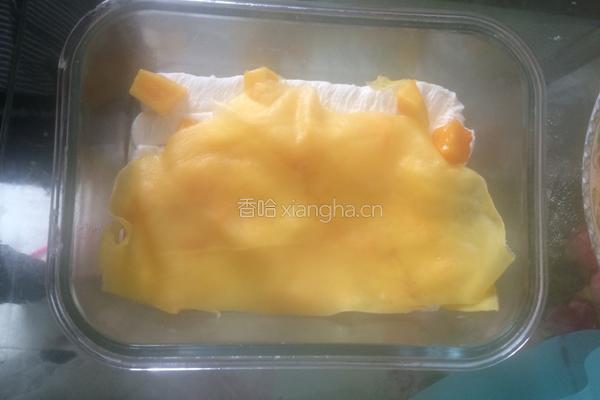 千层水果盒子蛋糕的做法图解4