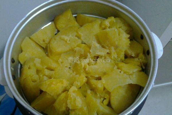 闽乡味――地瓜糯粉球的做法图解1