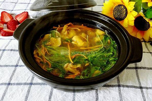 虫草鸡腿煲的做法图解11