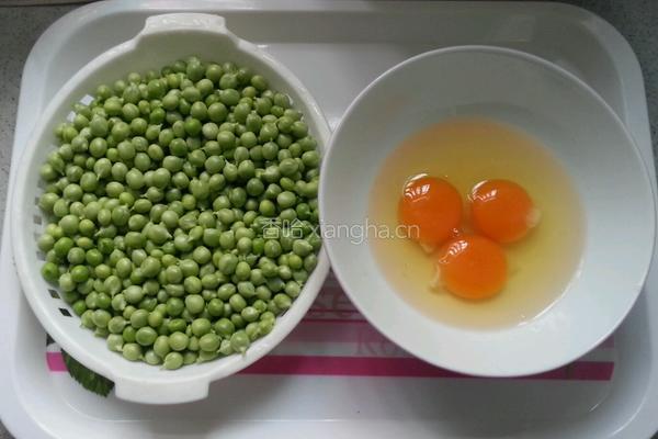 豌豆噗鸡蛋的做法图解2