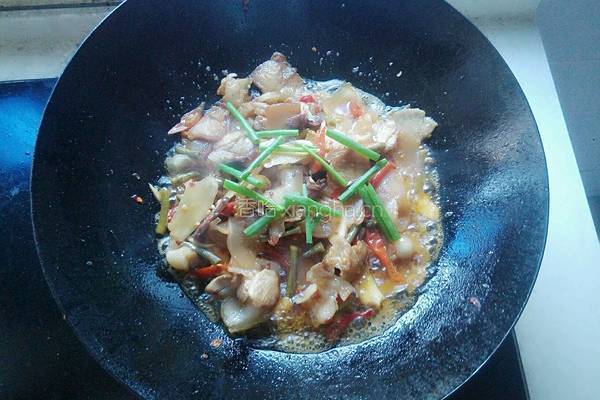 老坛泡菜炒肉片的做法图解10