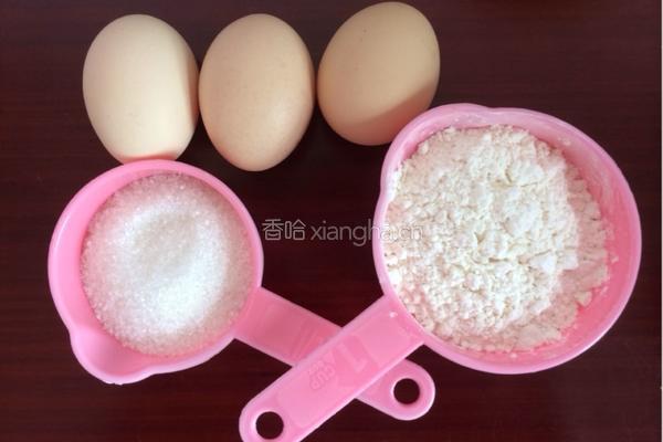老式无油蛋糕的做法图解1