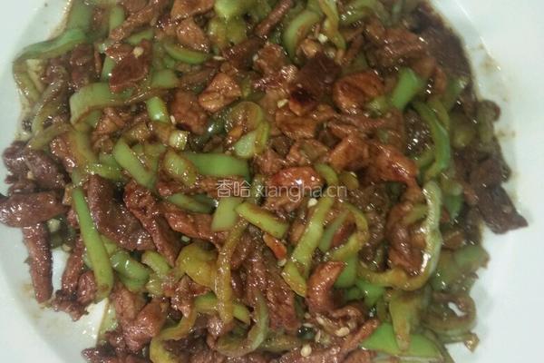 肉丝卷豆腐皮的做法图解3