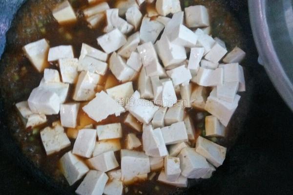 蒜苔豆腐的做法图解6