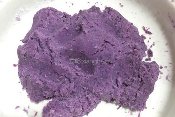 紫薯饼的做法图解4