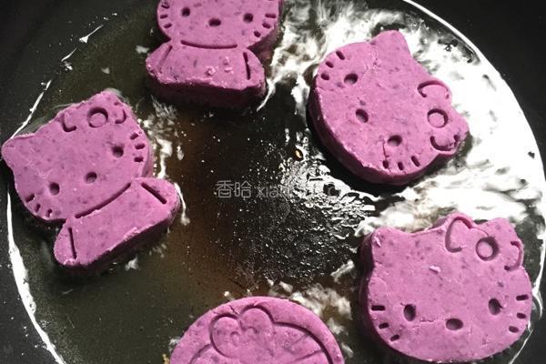 紫薯饼的做法图解7