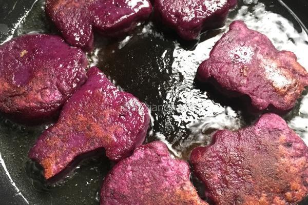 紫薯饼的做法图解8