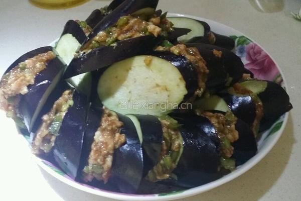 炸茄盒的做法图解4