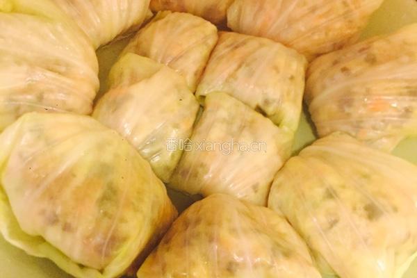 白菜包包的做法图解5