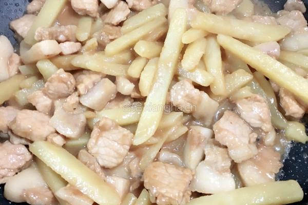 土豆炒肉的做法图解6