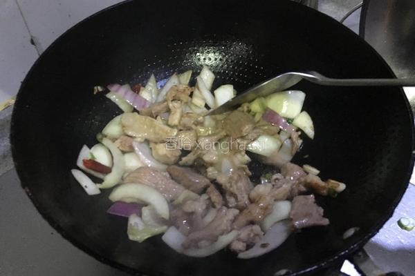 葱爆羊肉的做法图解6