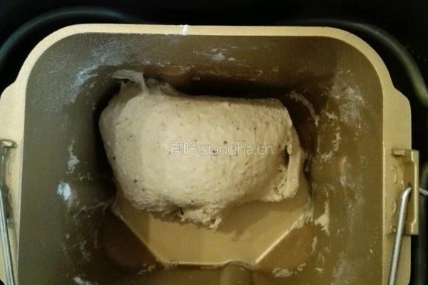 面包机自制低糖十谷米窝窝头的做法图解4