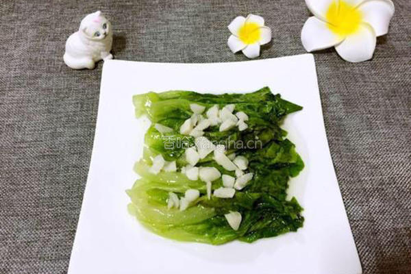 蒜蓉炒生菜的做法图解7