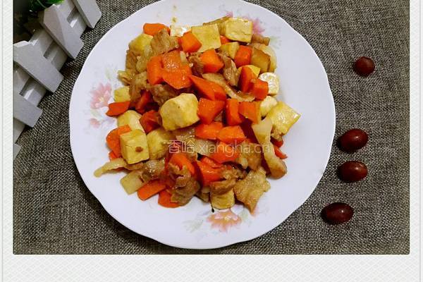 豆干炒肉