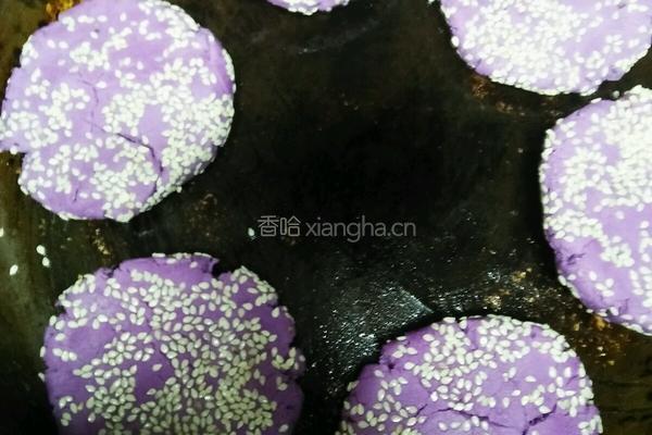 糯米紫薯饼的做法图解8