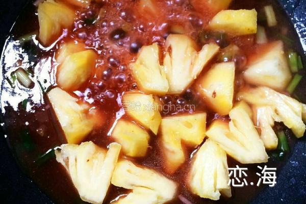 菠萝酸甜排骨的做法图解9