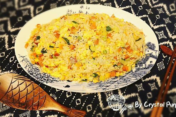 什锦火腿炒饭的做法图解14