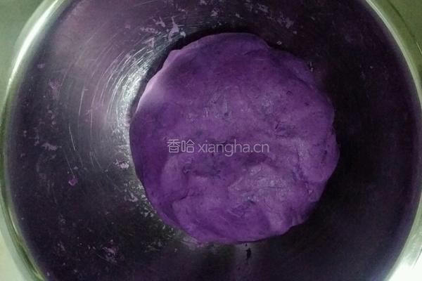紫薯梅花酥的做法图解2