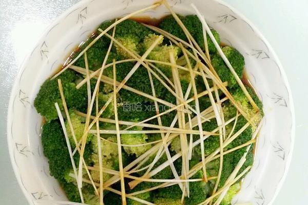 白灼西兰花的做法图解3