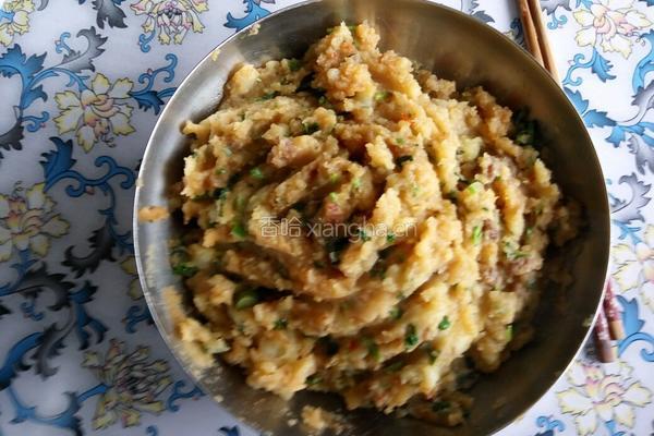 炒土豆泥的做法图解4