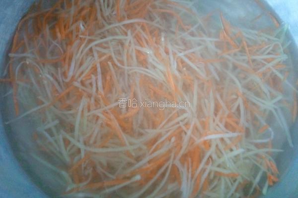 豆腐皮卷三丝的做法图解8