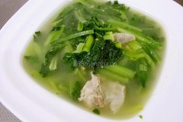 小白菜汤的做法图解6