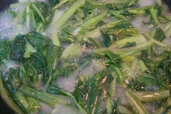 小白菜汤的做法图解5