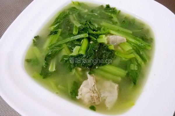 小白菜汤的做法图解7