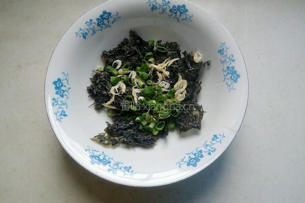 紫菜蛋花汤的做法图解2