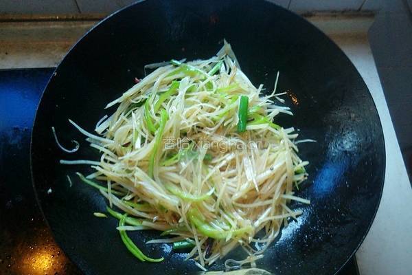 青椒土豆丝的做法图解8