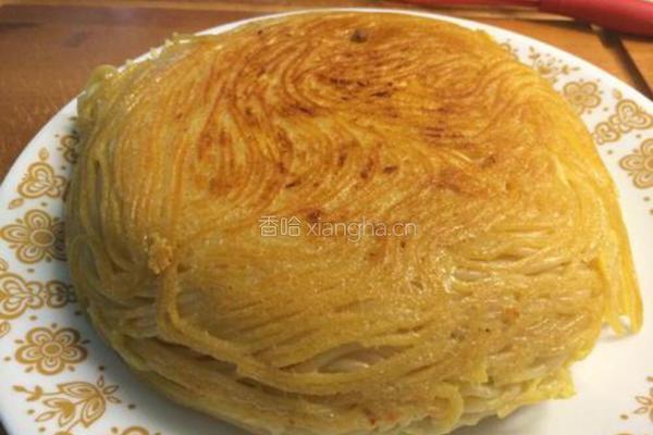 西班牙意粉蛋饼的做法图解10