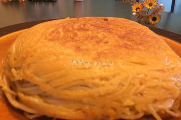 西班牙意粉蛋饼的做法图解12