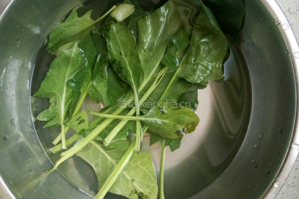 菠菜馒头的做法图解2