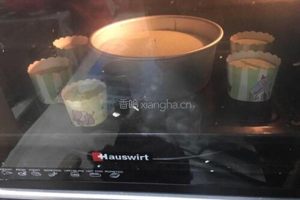 菠菜戚风蛋糕的做法图解11