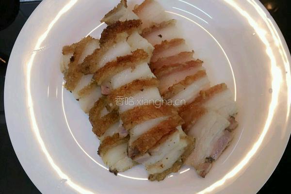 彩椒炒烧肉的做法图解2