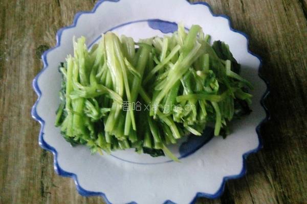 凉拌菠菜的做法图解4